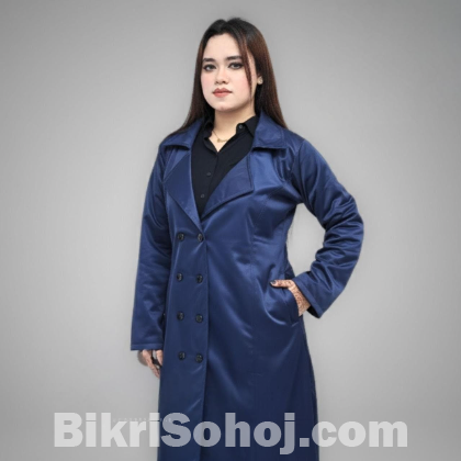 Stylish Ladies Overcoat ( Button System)